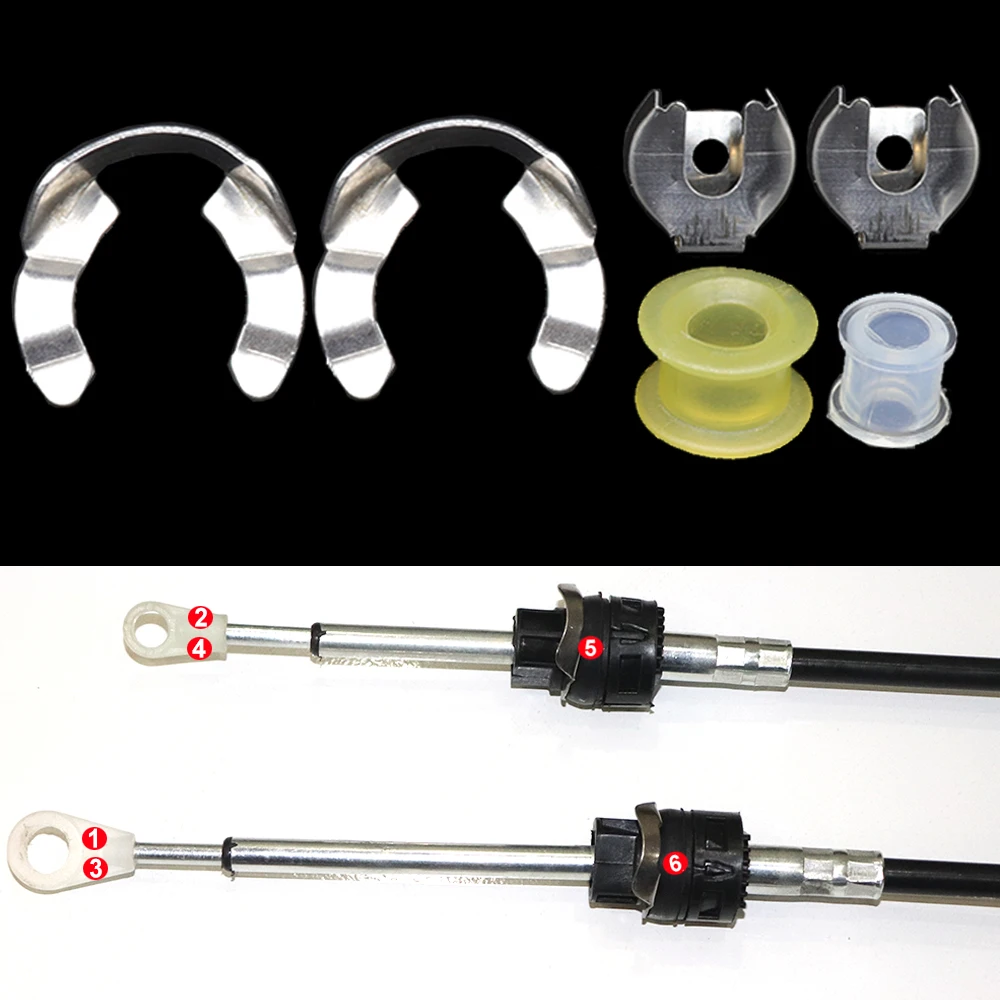 Cable de cambio manual con casquillo y arandela de bloqueo - Tiguan
