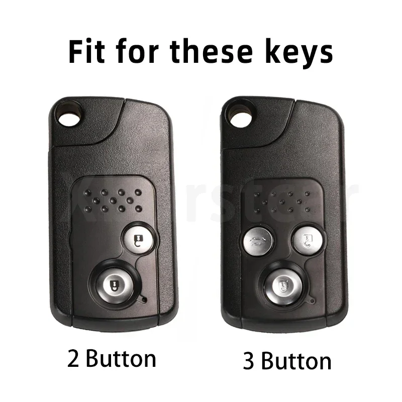 Funda suave de TPU para llavero de coche, funda protectora para Honda Fit Shuttle Freed Spike Hybrid Stepwgn Spada sin llave - imagen 2