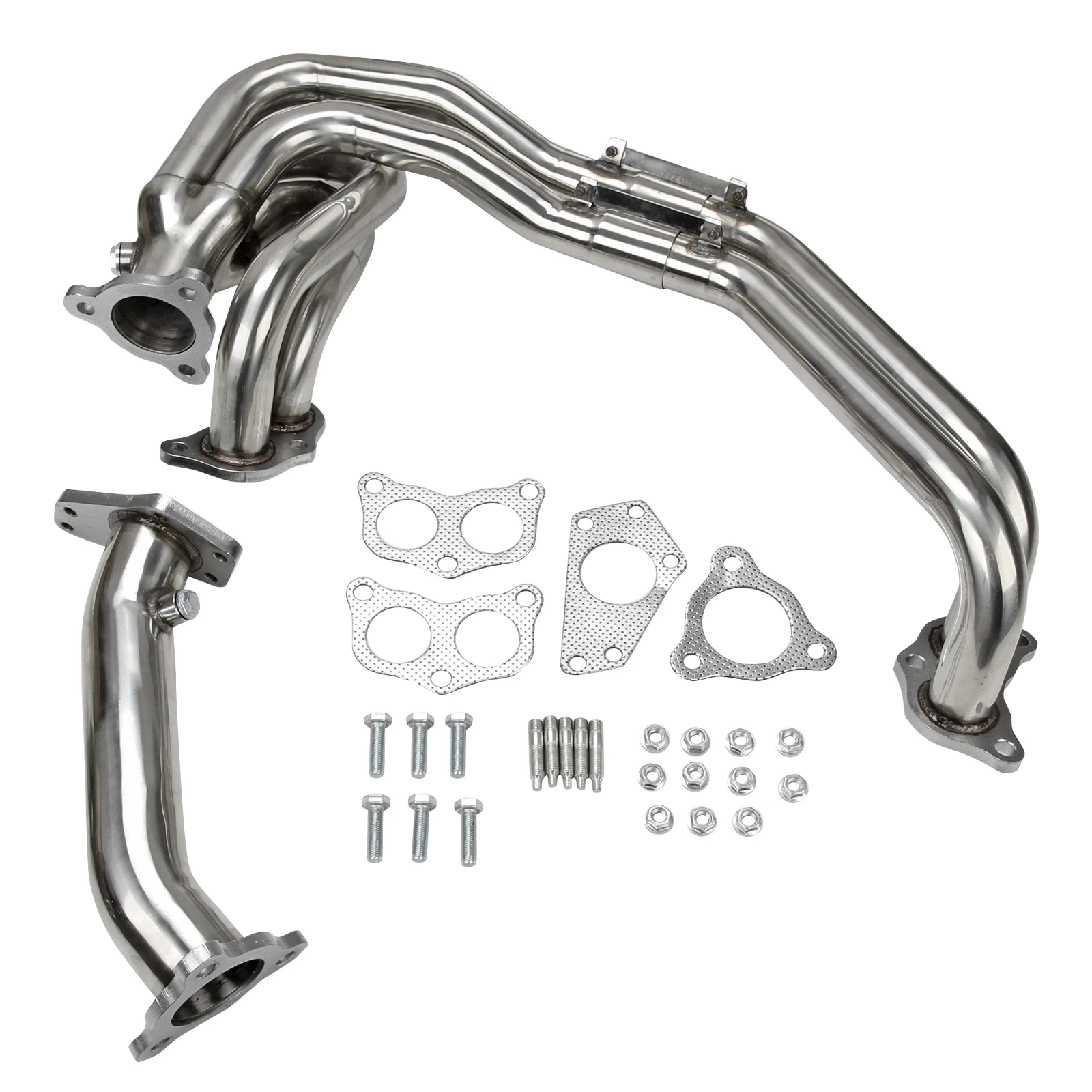 Colector de escape acero inoxidable Subaru Impreza WRX STI 2.0 2.5 - imagen 2