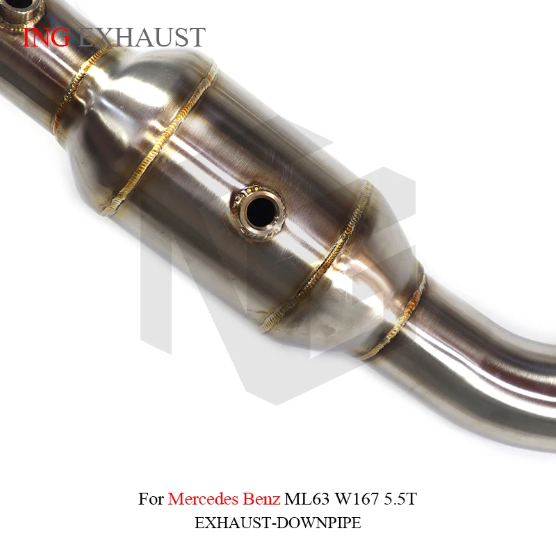 ING Tubo escape alto rendimiento ss304 – Mercedes ML63 W167 5.5 T - imagen 2