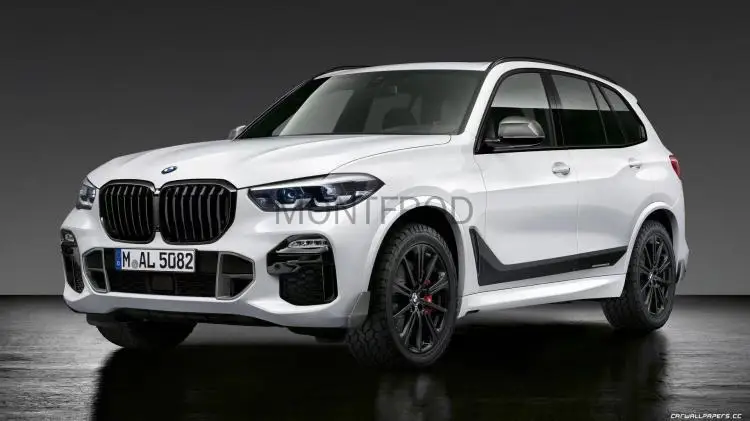 Difusor deportivo negro brillante para BMW X5 G05 M-Sport 2019-2022 - imagen 2
