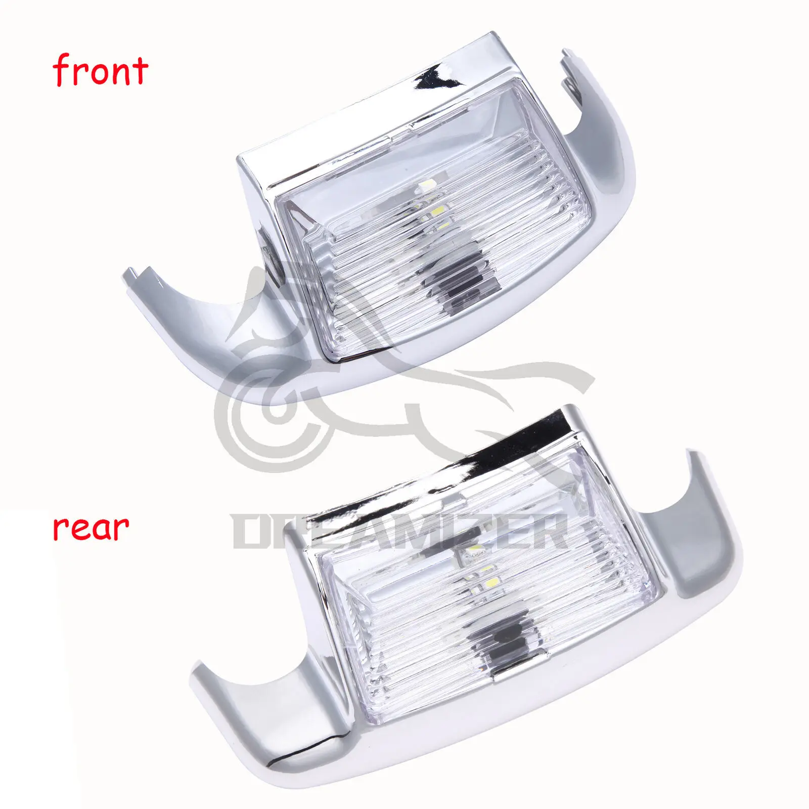 Guardabarros delantero-trasero Harley FLSTC Heritage con luz freno - imagen 5