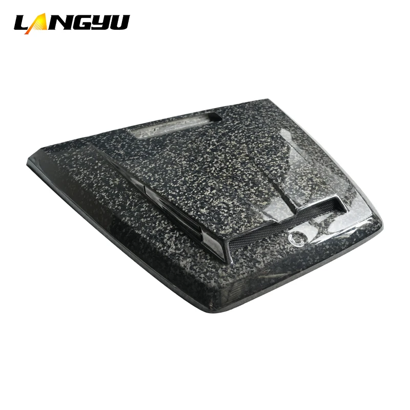 Langyu cubierta de motor carbono para Mercedes G Clase W464 - imagen 3