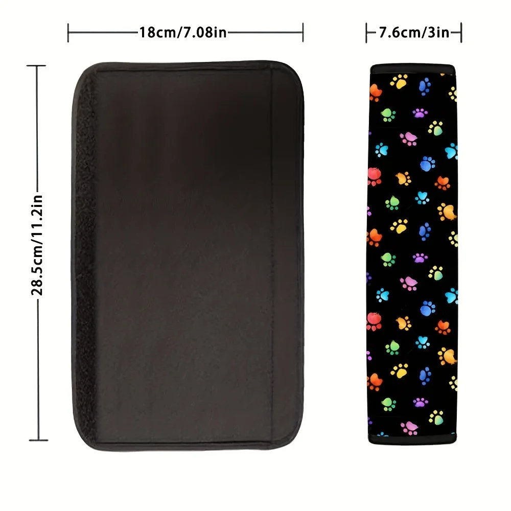 Almohadilla acolchada para cinturón de seguridad de coche universal - imagen 3
