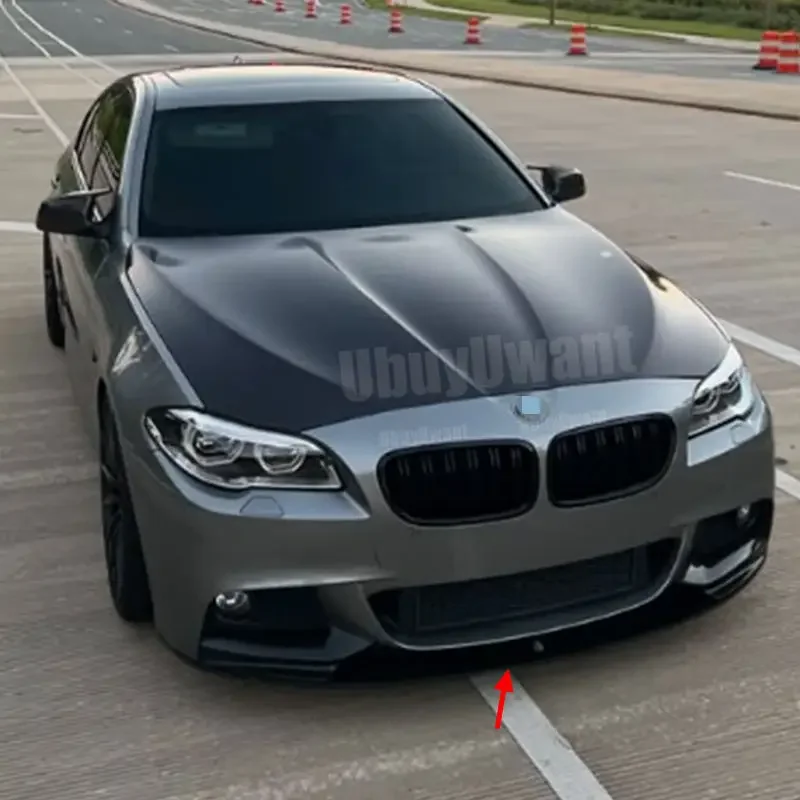Lábio delantero negro brillante para BMW 5 Series F10 M Sport