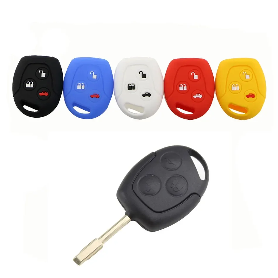 Funda de silicona para mando Ford de 3 botones – Focus y Fiesta