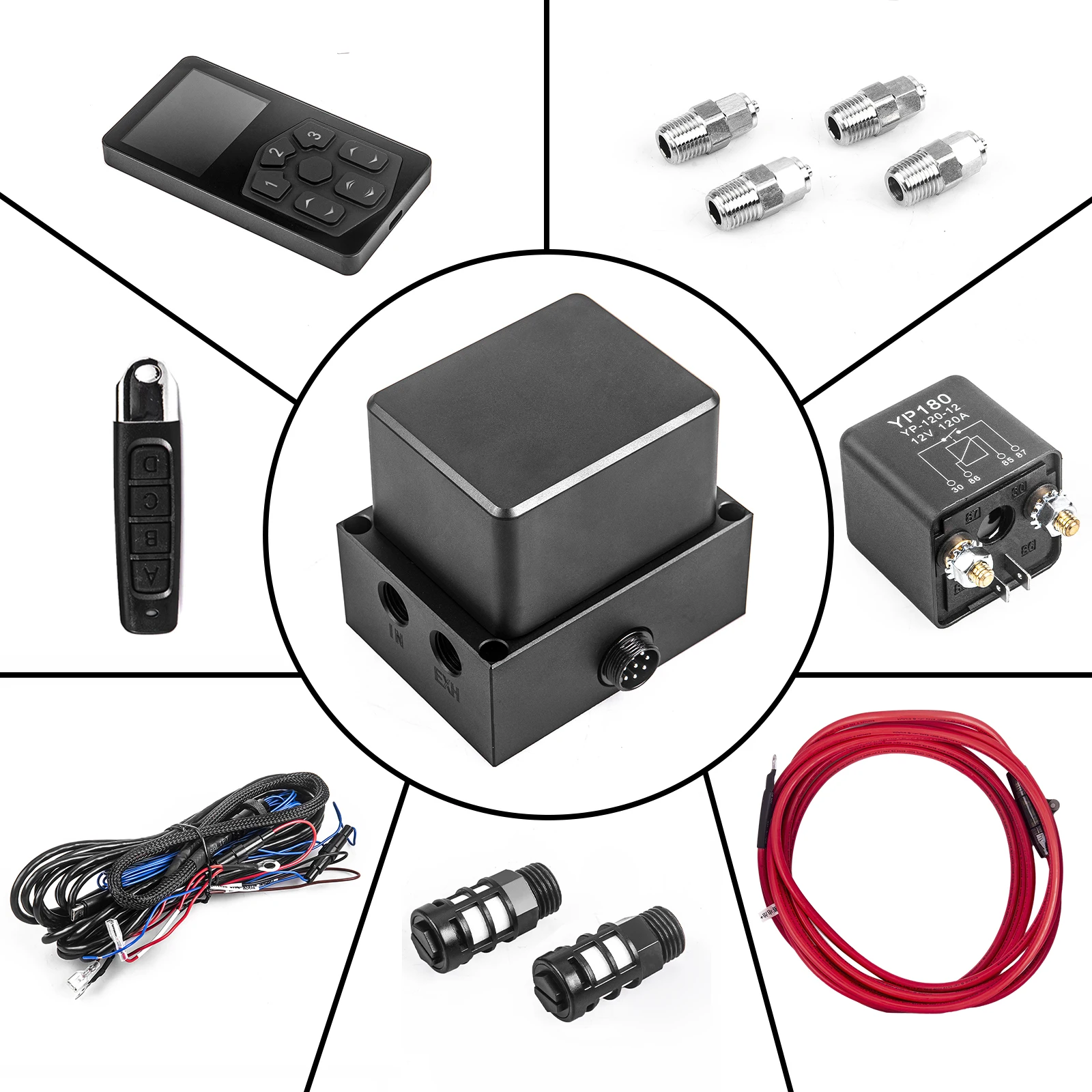 Kit suspensión neumática universal DW-VP para coche - imagen 2