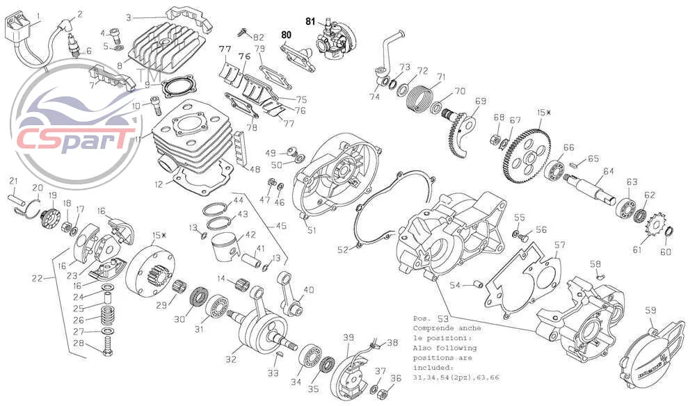 Volante magneto para KTM 50 SX 2001-2008 - imagen 4