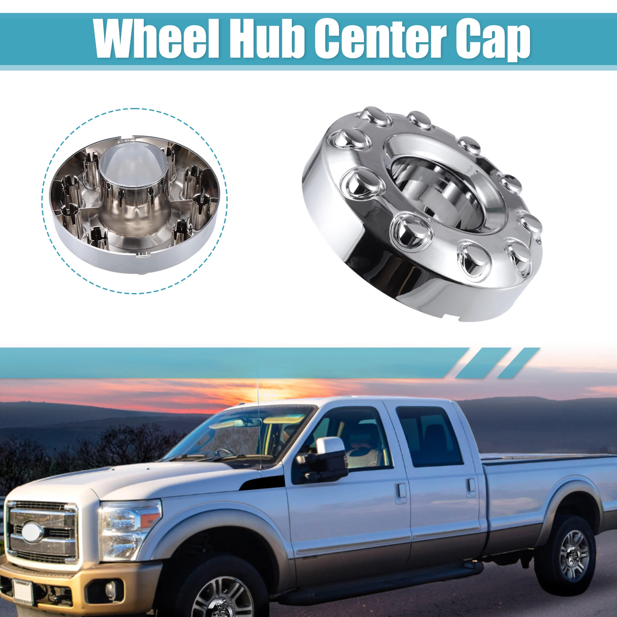X Autohaux tapacubos cromado 10 terminales Ford F-450 F-550 Super Duty