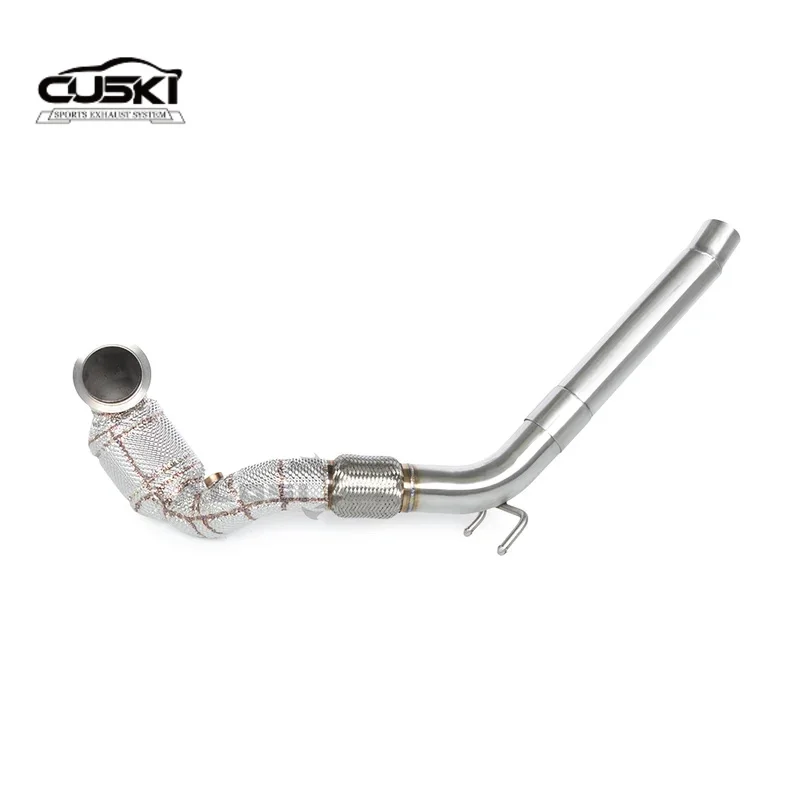 Detalle de las salidas de escape deportivas para Golf GTI