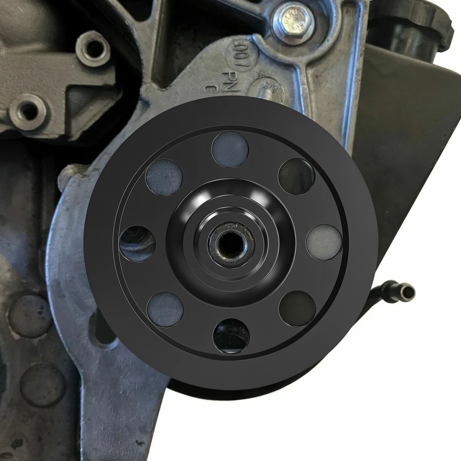Polea dirección asistida de aluminio LS Vortec 4.8L 5.3L 6.0L - imagen 2