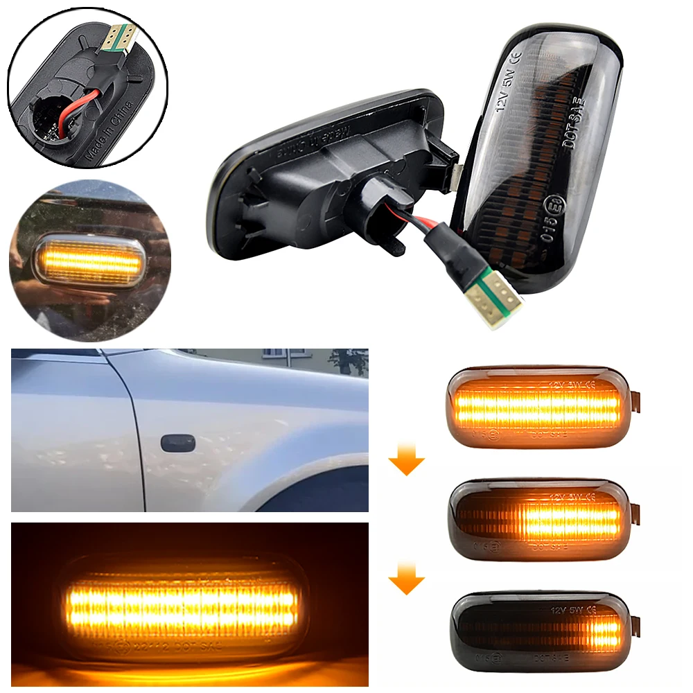 Intermitentes LED dinámicos laterales para Audi A3, A4 y A6 - imagen 3
