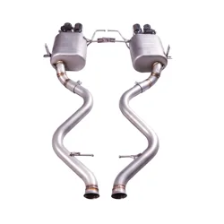 Escape GFC de acero inoxidable con válvula para BMW M3/M4 E90/E92/E93