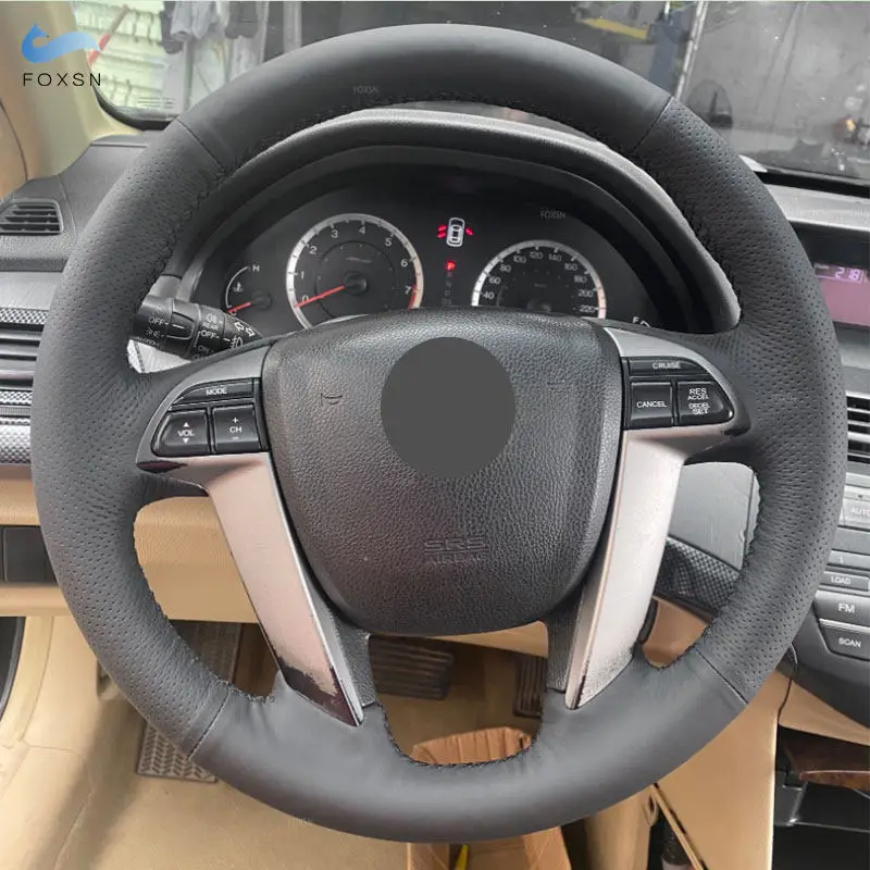 Funda trenzada de cuero para volante Honda Accord y Odyssey 2010-2013
