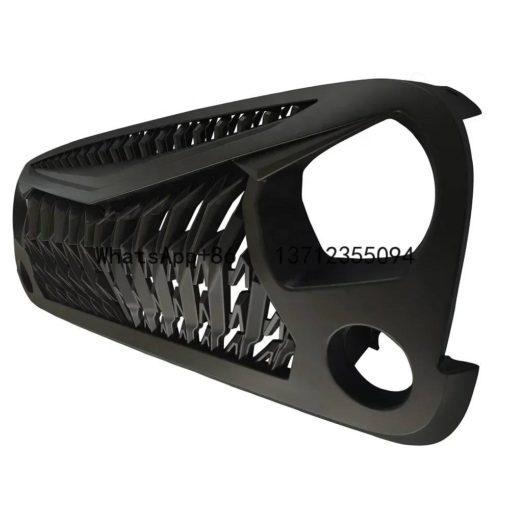 Parrilla radiador negro mate Jeep Wrangler JK 2007-2018 - imagen 4