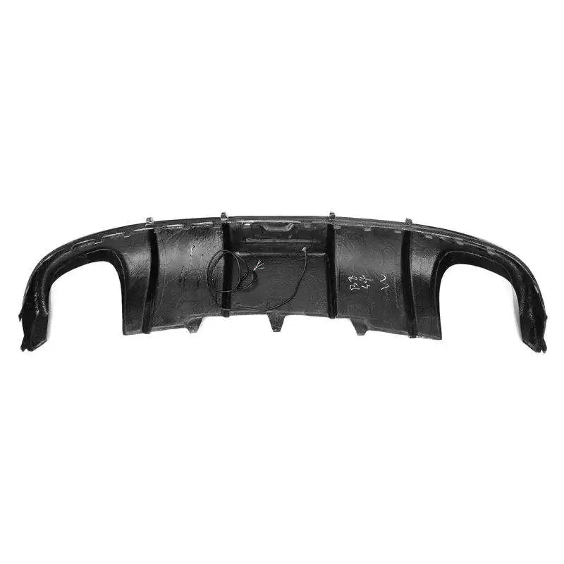 Difusor de labio trasero de carbono con luz para Audi A4 B8 2009-2012 - imagen 4