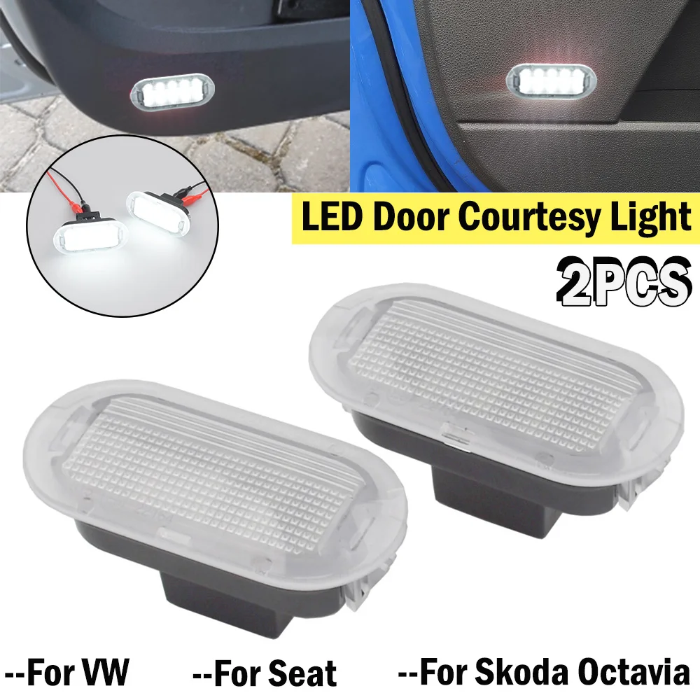 Lámpara de Corteza LED para VW Golf MK3 MK4 Polo Jetta Sharan Vento Touran Skoda Octavia Seat