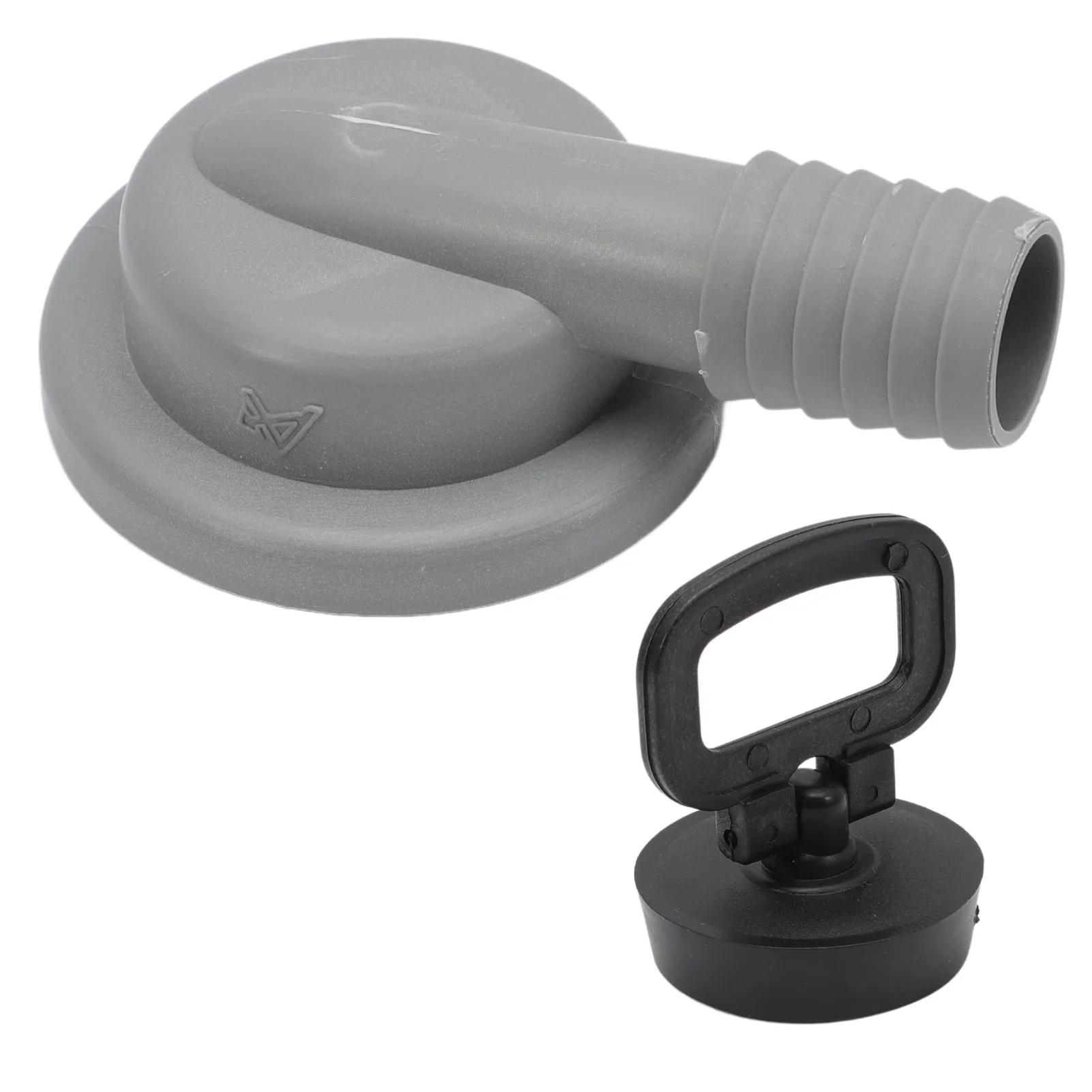 Desagüe de cubierta para barco de acero inoxidable, 90°, 50 mm