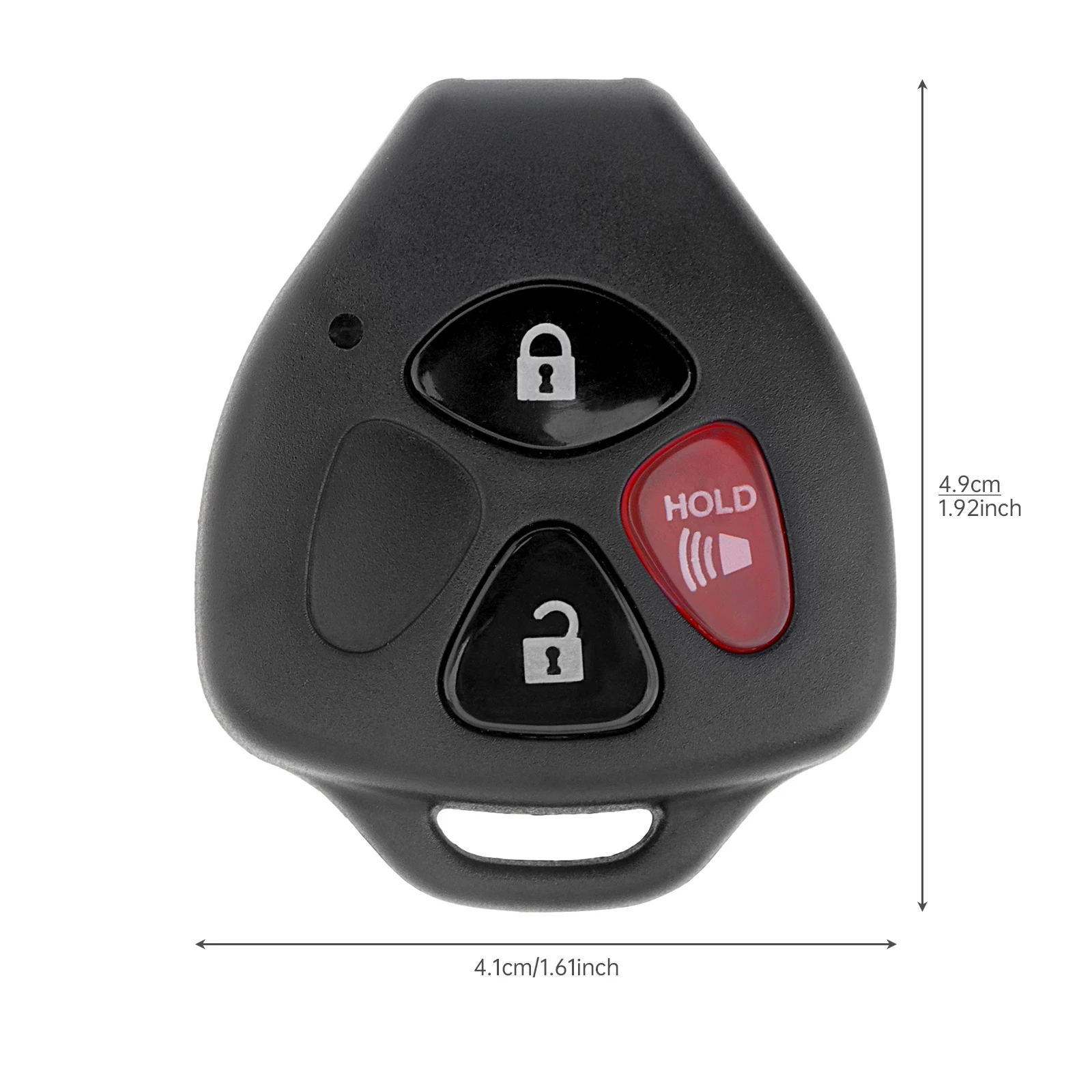 Carcasa llave Toyota 3 botones – Yaris, Corolla, RAV4 y Venza - imagen 3