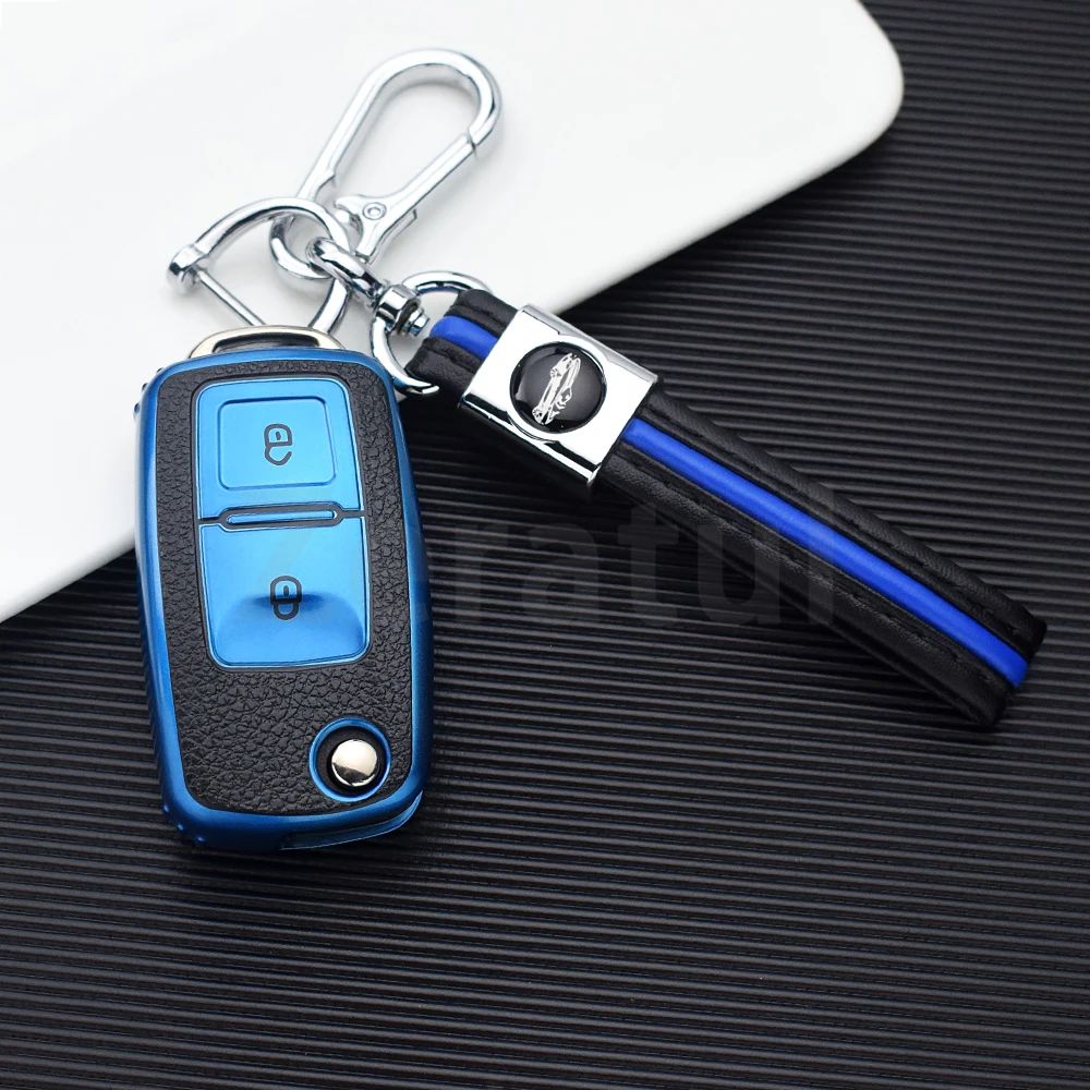 Funda protectora de llave TPU para Skoda Octavia y Volkswagen Golf, Passat y Polo - imagen 5