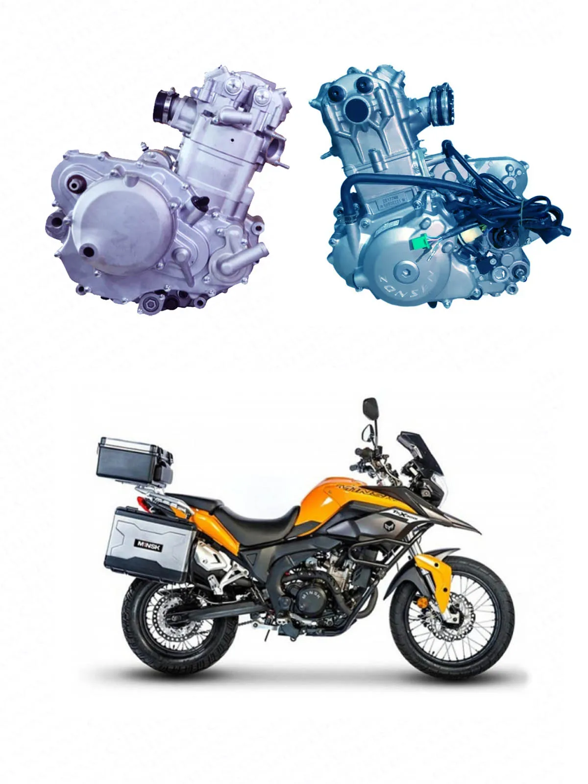 Piñón NC450 13T/14T 520/530 para ZongShen Apollo KAYO T6 BSE 450cc - imagen 5