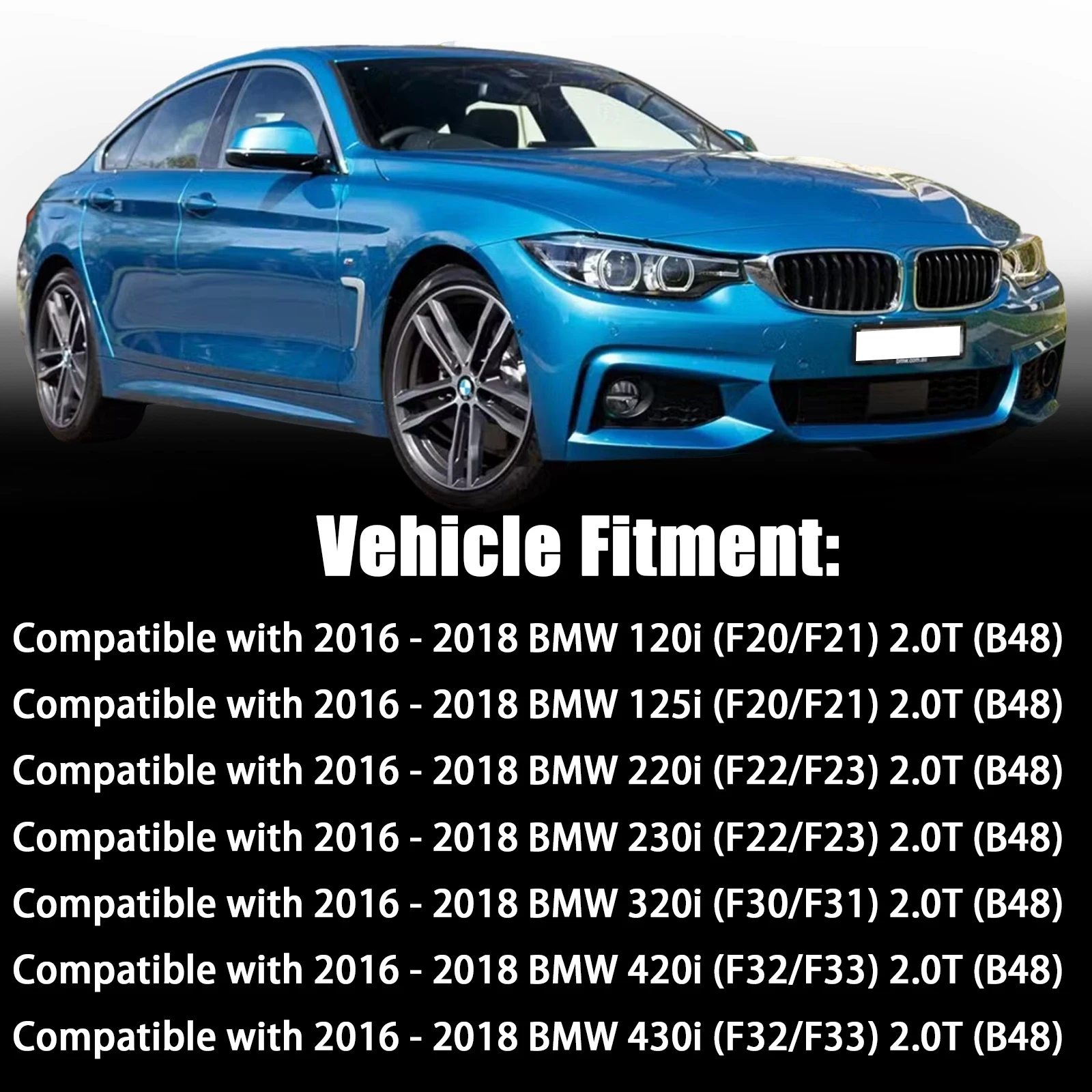 Kit de admisión de aire frío BMW B48 2.0 T con filtro térmico – 120i - imagen 2