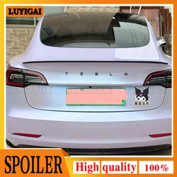 Alerón trasero ABS efecto carbono para Tesla Model 3/Y 2017-2023