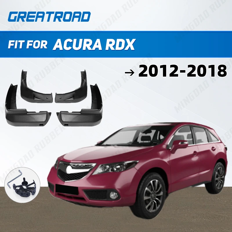 Guardabarros protectores contra salpicaduras para Acura RDX 2013-2016