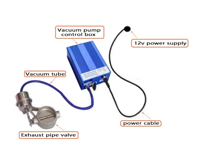 Electroválvula vacío escape universal 3 agujeros con mando - imagen 3