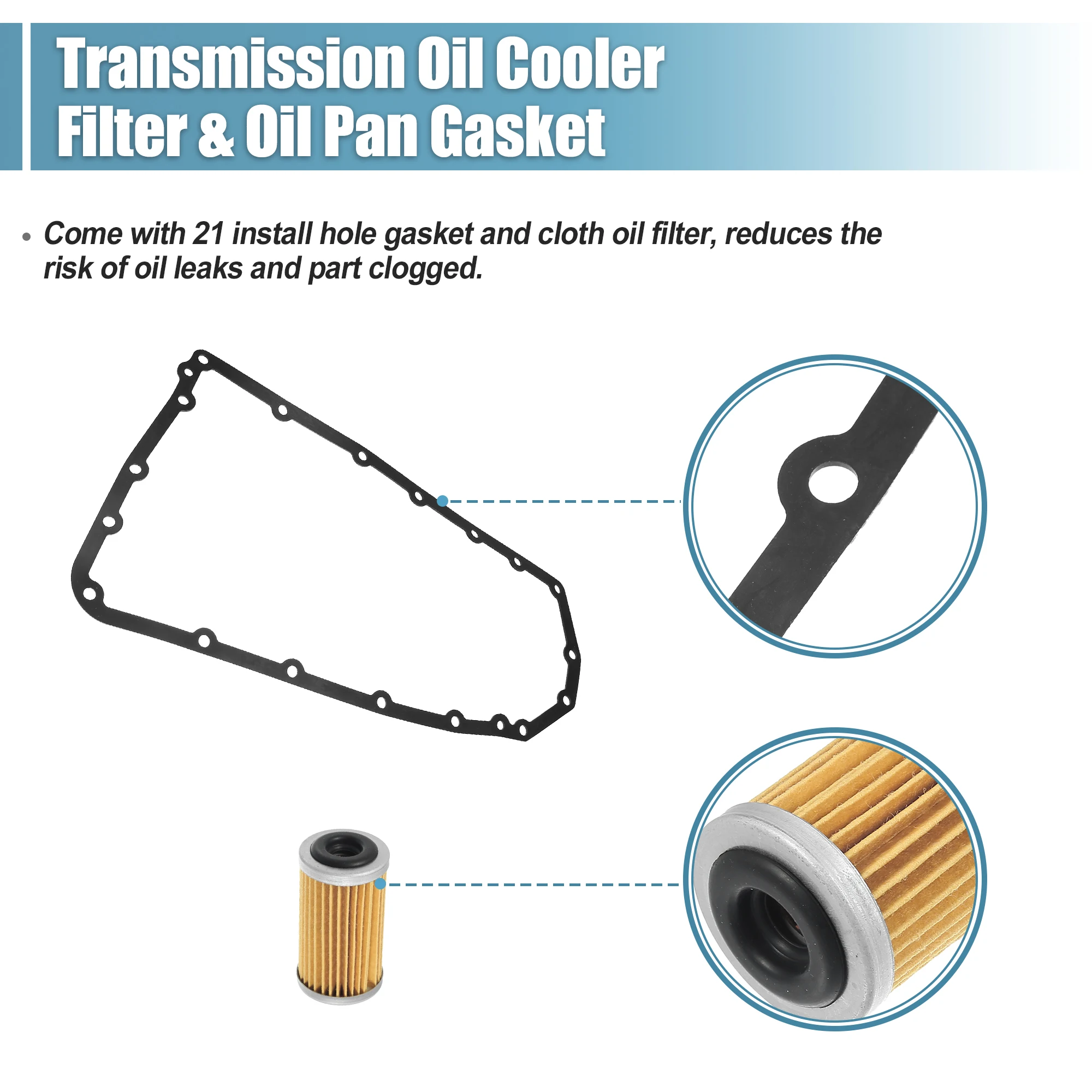 UXCELL Junta filtro transmisión – Nissan Altima/Rogue 2.5L 2007-2016 - imagen 5
