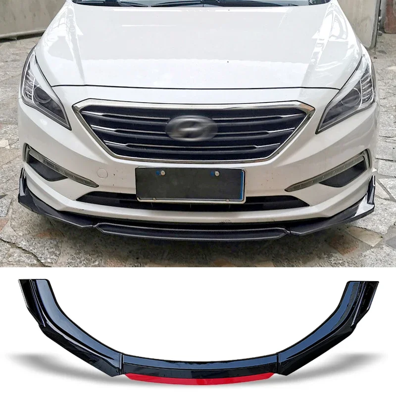 Labio Delantero Acabado Carbono para Hyundai Sonata 2015-2017