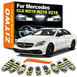 Kit luces LED interior Mercedes CLS W218/W219 con activación freno