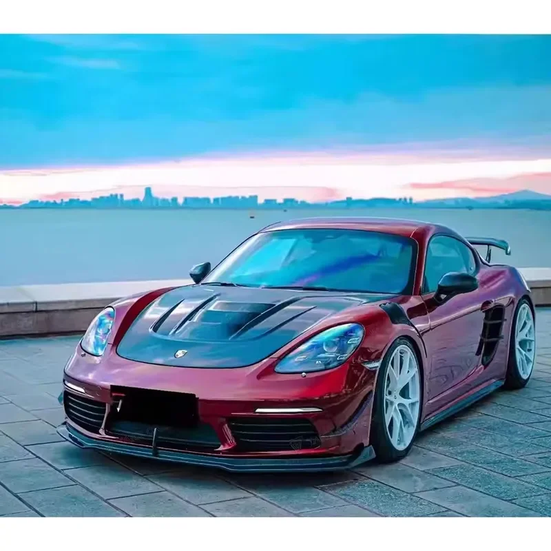 Capó fibra de carbono Porsche 718 Boxster Cayman - imagen 4