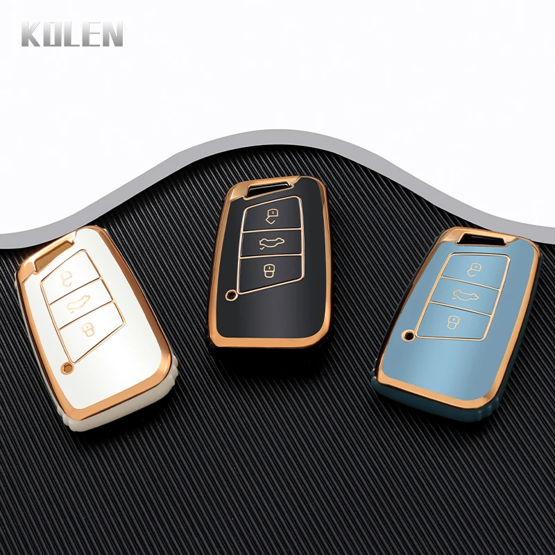 Funda TPU mando a distancia VW Passat B8 Skoda Superb A7 Kodiaq Seat - imagen 3