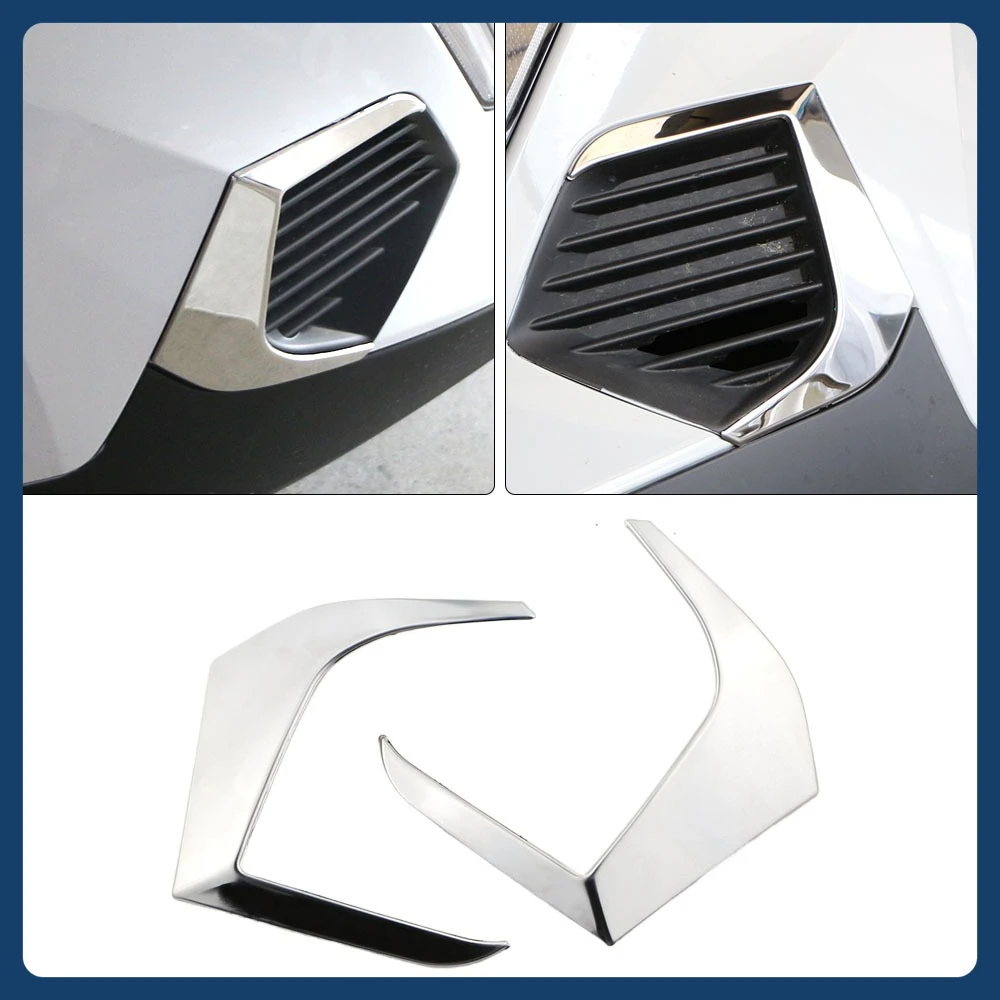 Marco embellecedor antiniebla delantero inox para Peugeot 208/2008