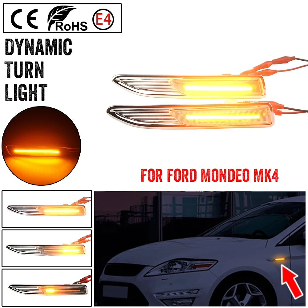 Piloto lateral LED secuencial para Ford Mondeo Mk4 (BA7) 2007-2015