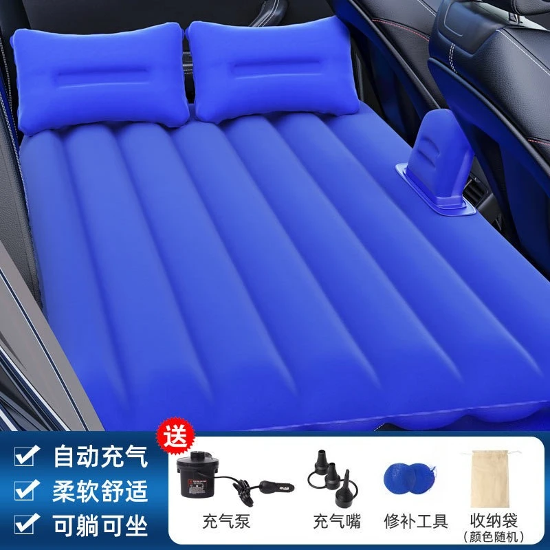 Cama inflable plegable para coche y SUV – Colchón de viaje flocado - imagen 3