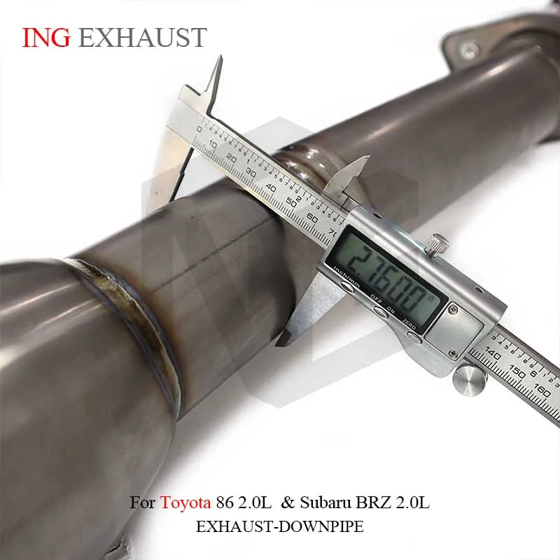 Escape de titanio ING para Toyota 86 y Subaru BRZ 2.0 - imagen 5