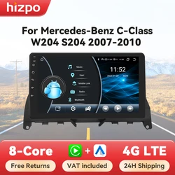 Hizpo Radio Android con CarPlay y GPS para Mercedes Clase C W204