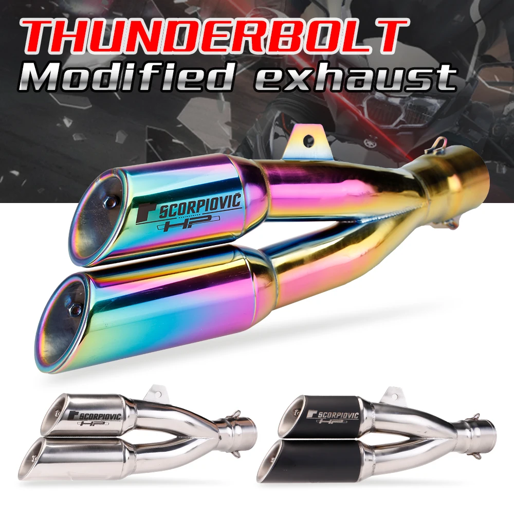 Silenciador escape deportivo 51/61mm – Yamaha YZF-R6, Honda CBR650R, Kawasaki Ninja 400 - imagen 3