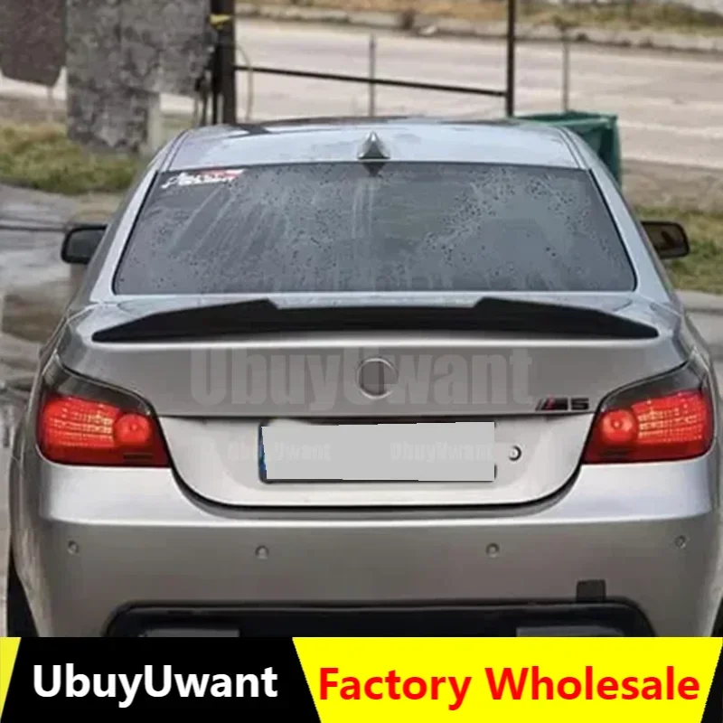 Alerón trasero estilo PSM negro brillante BMW E60 M5 Cabrio 2004-2009