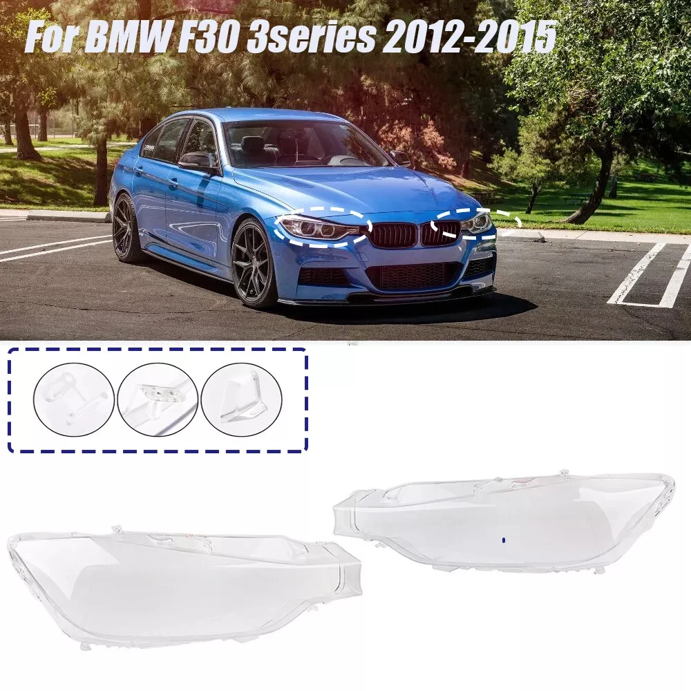 Cristales transparentes de faro delantero BMW Serie 3 F30/F31 (2013-2016)