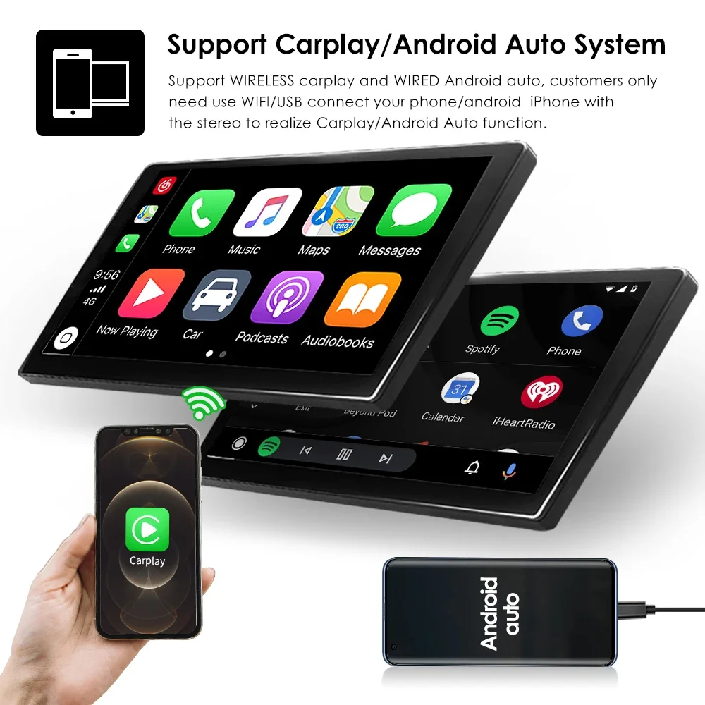Radio GPS Android 1DIN CarPlay 7 pulgadas – universal - imagen 2
