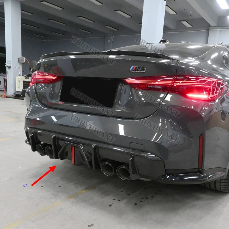 Difusor trasero de carbono para BMW M3 G80 y M4 G82/G83 – perfil bajo - imagen 2