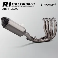 Kit de escape titanio con punta carbono Yamaha R1