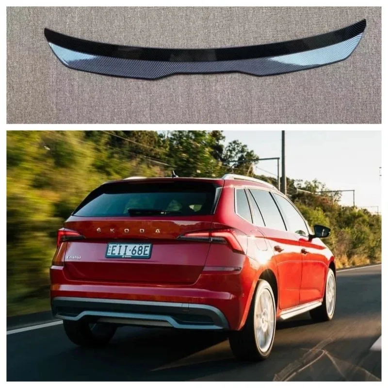 Alerón trasero ABS brillante para Skoda Kamiq 2019 - Negro