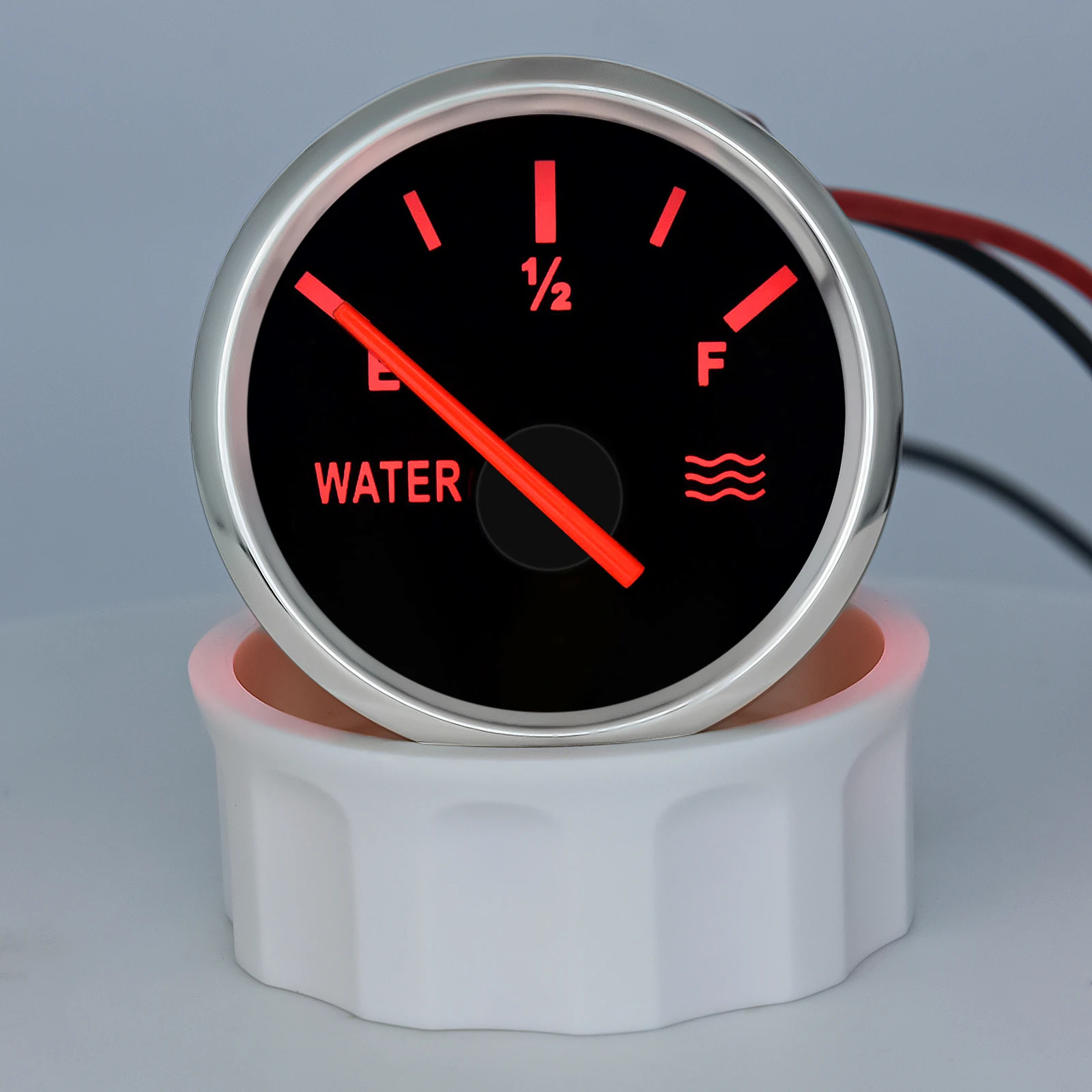 Medidor nivel agua 52MM con sensor indicador 0-190ohm universal - imagen 5