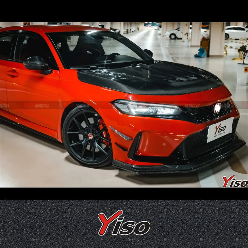 Retrovisor estilo Mugen de fibra de carbono para Civic Type R FL5 - imagen 3