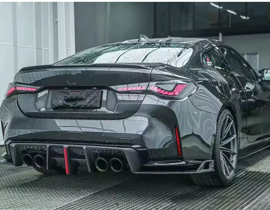 Difusor trasero para personalización exterior de BMW M3 y M4