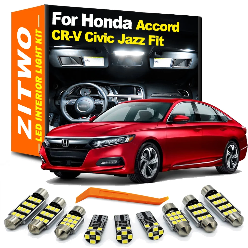 Kit LED interior ZITWO sin error CANbus – Honda Civic CR-V Accord Fit Jazz